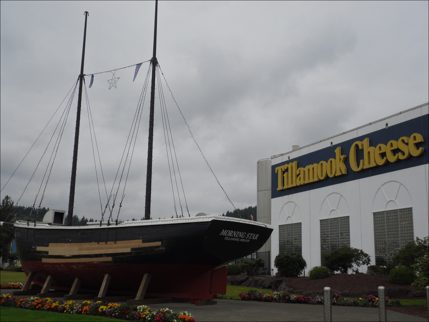 Tillamook, OR-Photos take @ Tillamook Cheese Factory~ The Tillamook boat, shown on all packages of Tillamook cheese.